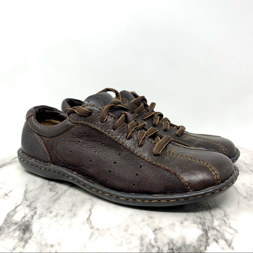 Born Bowling Leather Comfort Sneakers 7 Oxford Preppy Sporty Y2K Coquette Girl - Picture 11 of 11